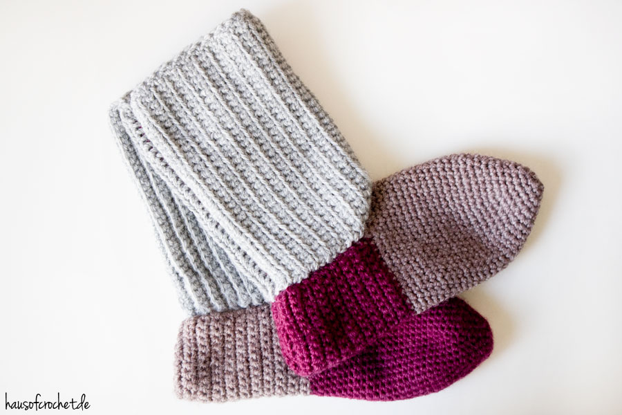 DIY Häkelprojekt: Häkelsocken Comfort Rib von Drops Design