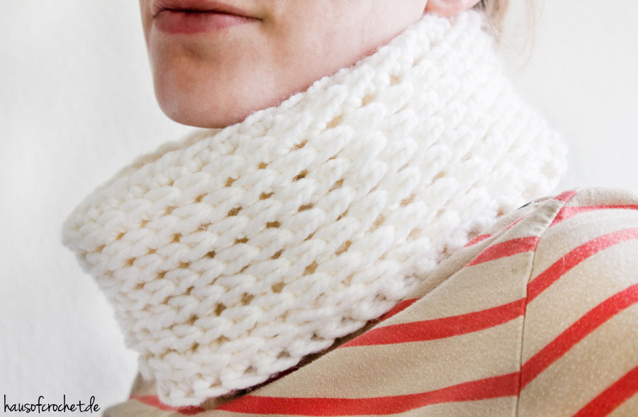 Tutorial: Cowl in Strickoptik häkeln - DIY