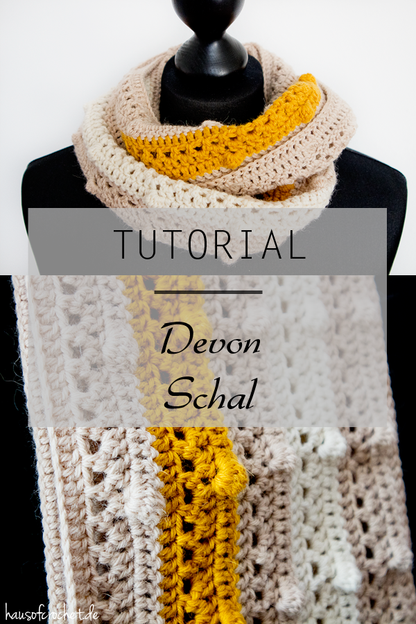 Tutorial Devon Schal häkeln