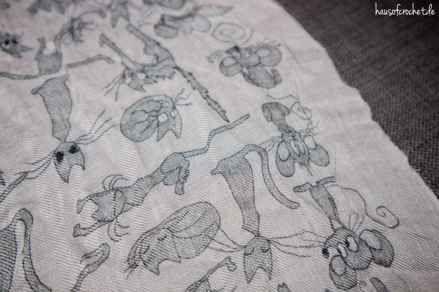 Einfache Häkelborte für Schal häkeln